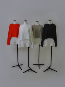 【2024AW PRE ORDER】Voxy line cropped T shirt