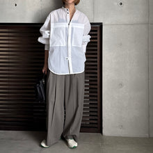 画像をギャラリービューアに読み込む, 【2025SS PRE ORDER】DOUBLE WAIST 2TUCK PANTS
