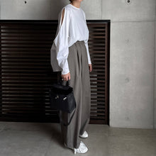 画像をギャラリービューアに読み込む, 【2025SS PRE ORDER】DOUBLE WAIST 2TUCK PANTS
