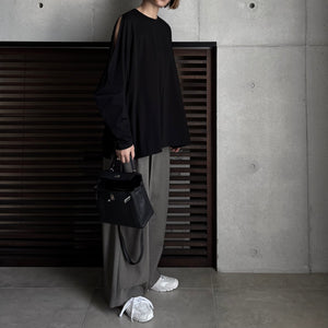 【2025SS PRE ORDER】SHOULDER SLIT CUTSEW