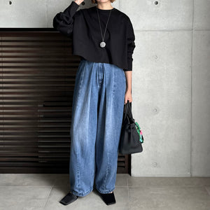 【2024AW PRE ORDER】Voxy line cropped T shirt