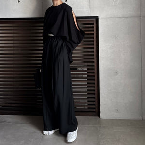 【2025SS PRE ORDER】DOUBLE WAIST 2TUCK PANTS