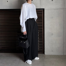 画像をギャラリービューアに読み込む, 【2025SS PRE ORDER】DOUBLE WAIST 2TUCK PANTS
