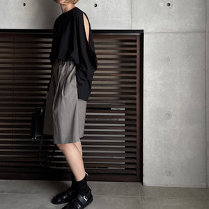 【2025SS PRE ORDER】DOUBLE WAIST HALF PANTS