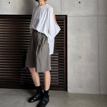 画像をギャラリービューアに読み込む, 【2025SS PRE ORDER】DOUBLE WAIST HALF PANTS
