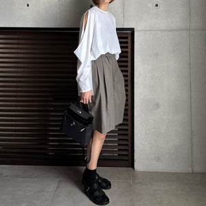 【2025SS PRE ORDER】DOUBLE WAIST HALF PANTS