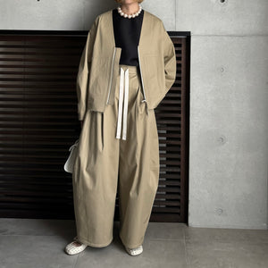 【2025SS PREORDER】CUT OFF CHINO BLOUSON